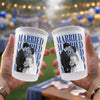 Custom Couple Photo Married Engaged Vintage Cups, Personalized Anniversary Keepsake TH10 170571