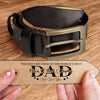 Custom Kid Names This Belt Belongs To The World’s Best Dad Leather Belt - Personalized Gift for Father LM32 899789