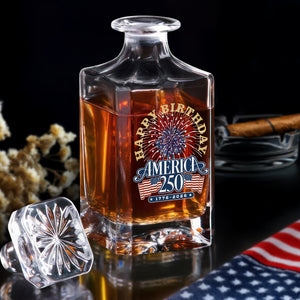 America 250 Semiquincentennial Fireworks Celebration Decanter HO82 894616