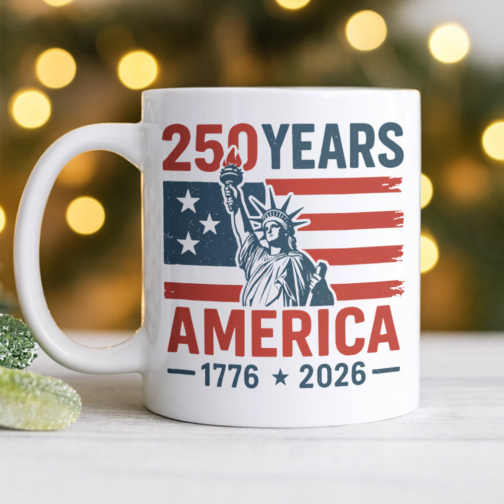 250 Years America 1776 - 2026 White Mug HO82 894544