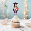 Custom Funny Face Class of 2025 Graduation Decoration Cupcake Toppers HA75 892120