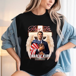 Pray For Charlie Kirk A True Hero Dark Shirt HO82 65774