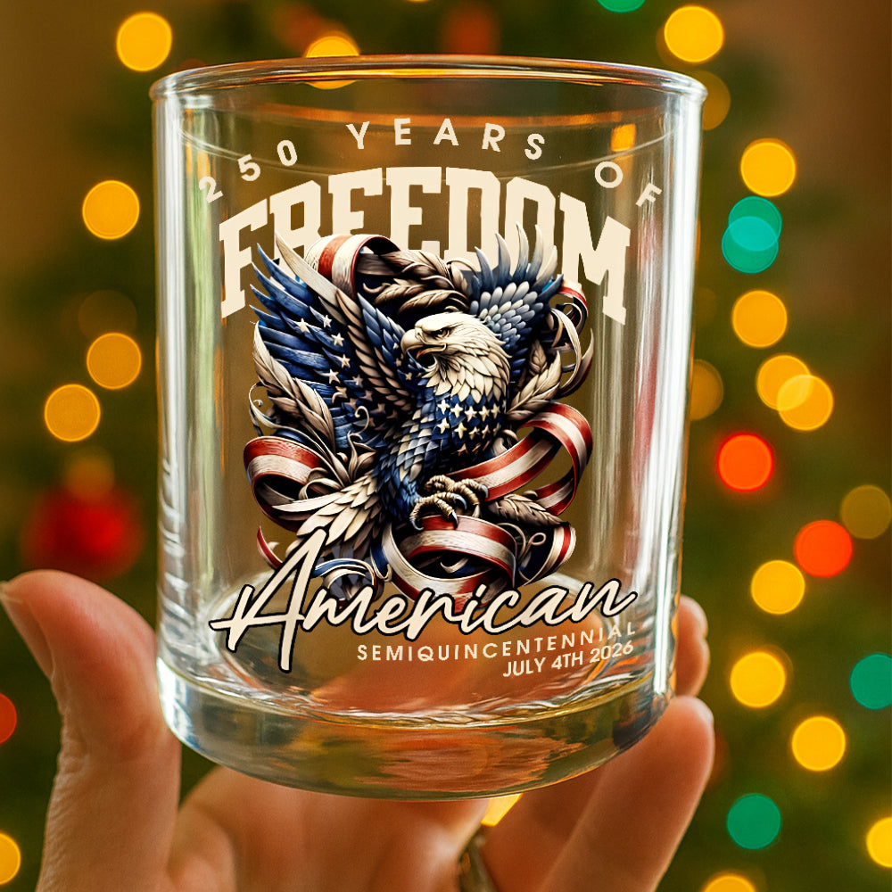 250 Years Of Freedome America Whiskey Glass TH10 894541