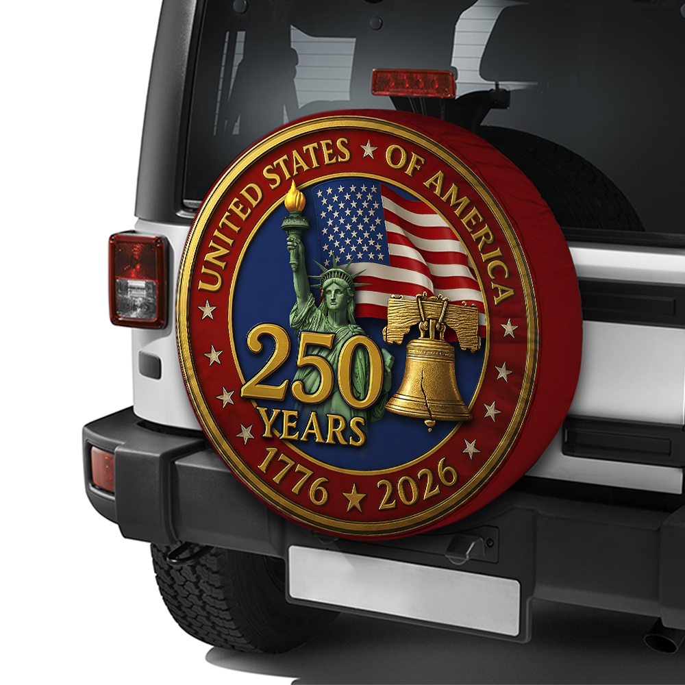 United States 250 Years 1776 - 2026 Tire Cover Gift for Family HA75 898954