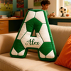 Custom Monogrammed Soccer Ball Letter Shaped Pillow Gift For Sport Lover LM32 897379