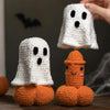 Funny Adult Naughty Spooky Crochet Ghost Halloween Decor, Christmas Decor LM32 670027