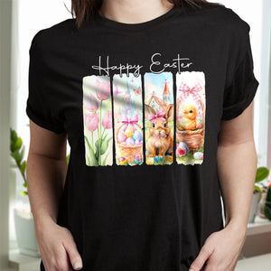 Happy Easter White Bunny T-Shirt LM32 893115