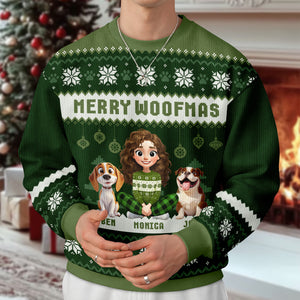 Merry Woofmas Personalized Dog Ugly Sweater HA75 898188
