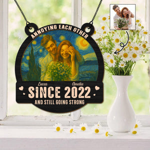 Custom Photo Couple Still Together, Still Strong Personalized Suncatcher HA75 897184