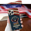 Personalized 250th Anniversary USA Patriotic Faux Pattern Phone Case HO82 901300