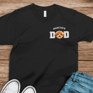 Custom Photo & Name Dog Dad, Dog Mom, Cat Dad, Cat Mom Shirt Gift For Dad HA75 892592