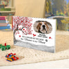 Custom Photo You Left Paw Prints On My Heart Building Block - Personalized Pet Memorial Gift CH07 911646