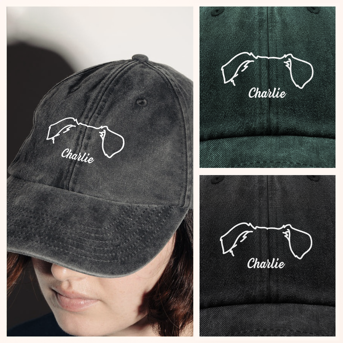 Custom Dog Clipart And Name For Dog Lover Baseball Cap TH10 894385