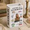 Custom Photo Anatomy Of A Bookworm Ceramic Book Vase, Gift For Bookworms & Book Lovers LM32 669825