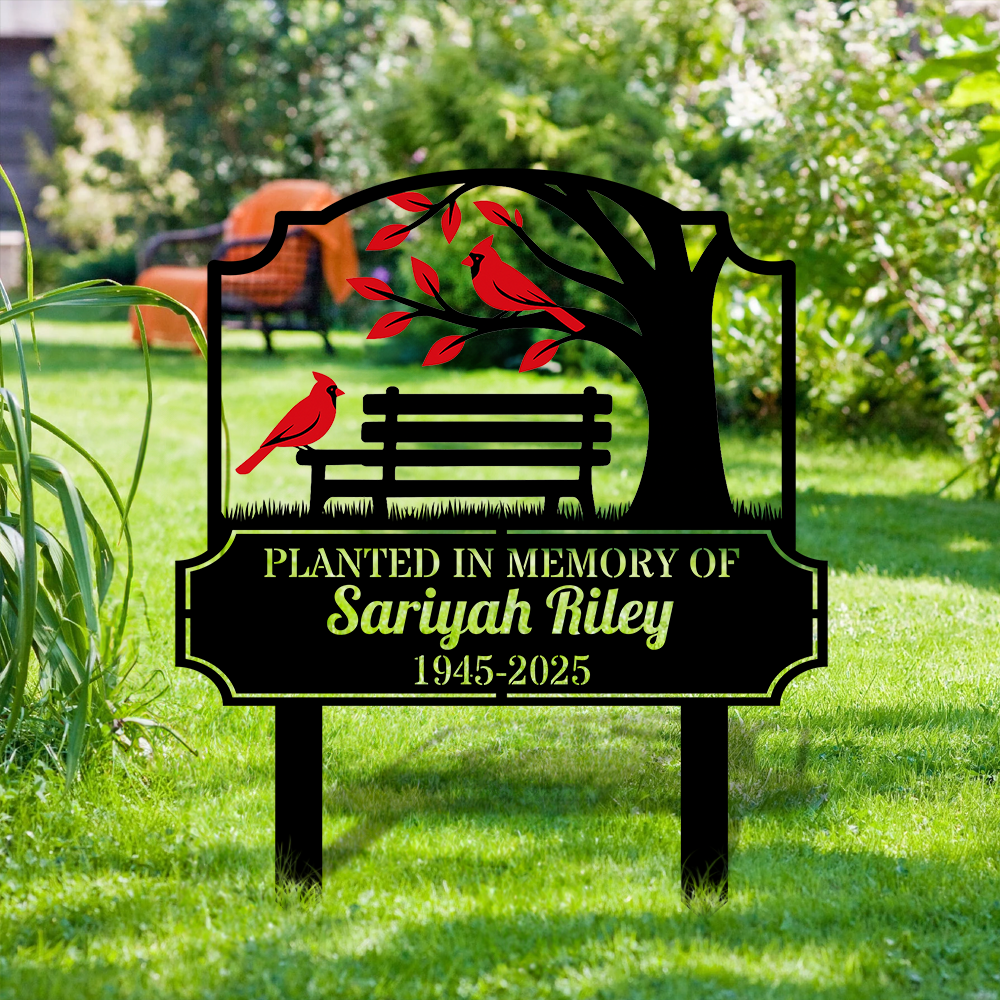 Planted In Memory Personalized Memorial Garden Stake HA75 892724