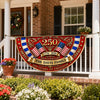 Custom Family Name 250th Anniversary 250 Years Of Freedom Non-Pleated Fan Flag LM32 669337