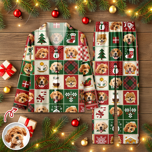 Custom Pet Photo Quilt Design Pajamas Gift For Pet Lovers TH10 896117
