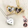 Custom Photo For Mom and Kids Heart Locket Necklace TH10 898771