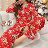 Custom Dog Photo Santa Claus Matching Christmas Pajamas LM32 895693
