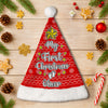 Personalized First Christmas As Mom Matching Family Santa Hat LM32 893971