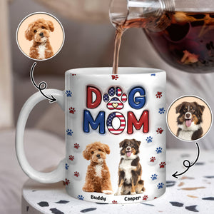 Custom Photo My Lovely Dog - Personalized 3D Inflated Effect Mug LM32 893935