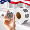 USA 250th Anniversary, 1776-2026 America Emblem Semiquincentennial Roll Sticker HA75 920354