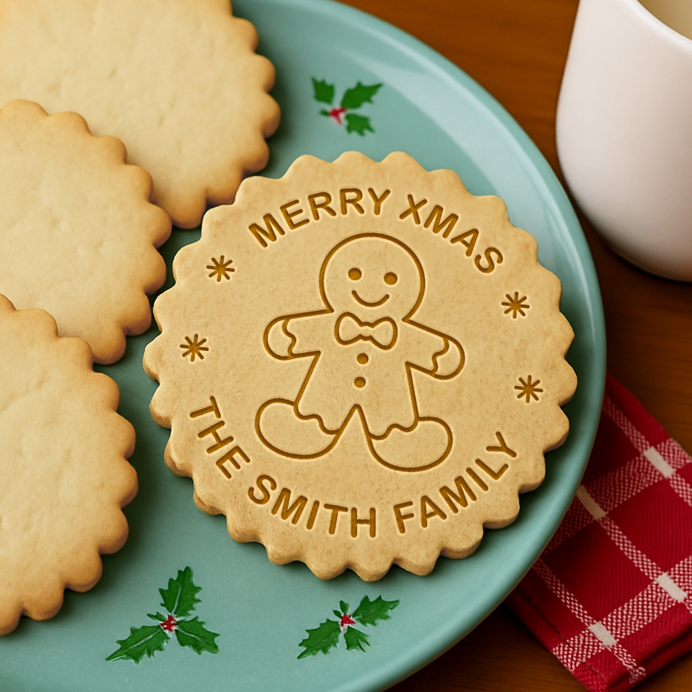 Custom Family Name Merry Christmas Cookie Stamp Christmas Party Gift CH07 899854