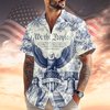 USA 250 Years Of Freedom - We The People Toile De Jouy Style Patriotic Hawaii Shirt Patriotic 4th Of July Hawaii Shirt CH07 911614