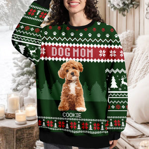 Custom Photo Dog Dad Dog Mom Ugly Sweater HA75 892916