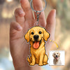 Custom Dog Cat Cartoon Photo Acrylic Keychain For Dog Lovers Cat Lovers CH07 896446