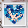 Custom Name Mommy And Kids Hands Mother's Day Heart Flower Shadow Box HO82 893592