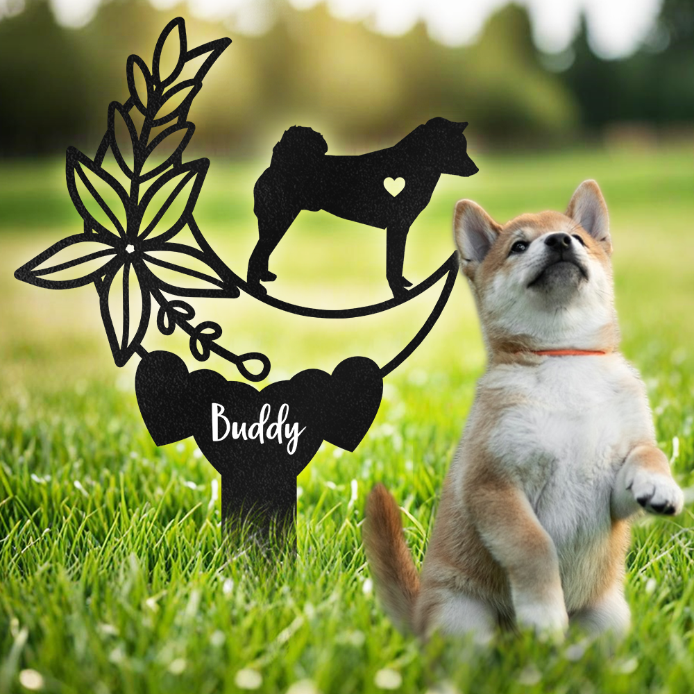 Personalized Dog Memorial Garden Stake For Dog Lovers LM32 893847
