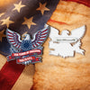 Eagle USA 250th Anniversary 1776-2026 Semiquincentennial Patriotic Acrylic Pin HO82 901802