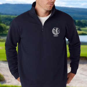 Custom Golf Player Name Embroidered Golf Quarter Zip Sweater LM32 897601