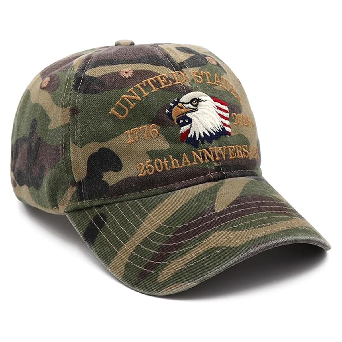 250th Anniversary United States Patriotic Embroidery Baseball Cap LM32 669181