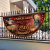 Personalized One Nation Under God 250th Anniversary  Non-Pleated Fan Flag LM32 669259