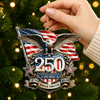 Personalized America 250th Anniversary Patriot Eagle Acrylic Ornament HO82 903400