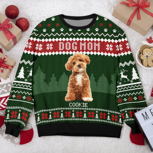 Custom Photo Dog Dad Dog Mom Ugly Sweater HA75 892916