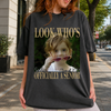 Custom Vintage Photo Look Who's Officially A Senior Class of 2027 Comfort Shirt CH07 180274