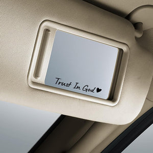 Trust In God Rearview Mirror Car Sticker, Inspirational Sticker, Religious, Christian Car Decal LM32 897455