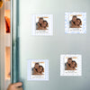 Custom Photo Floral Gingham Bow Stripe Mother EST Year Magnet Gift For Mother, Grandma, Nana LM32 899917