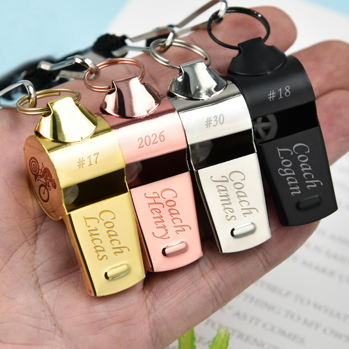Personalized The Man The Myth The Legend Coach Whistle Sport Gift for Coach CH07 910452