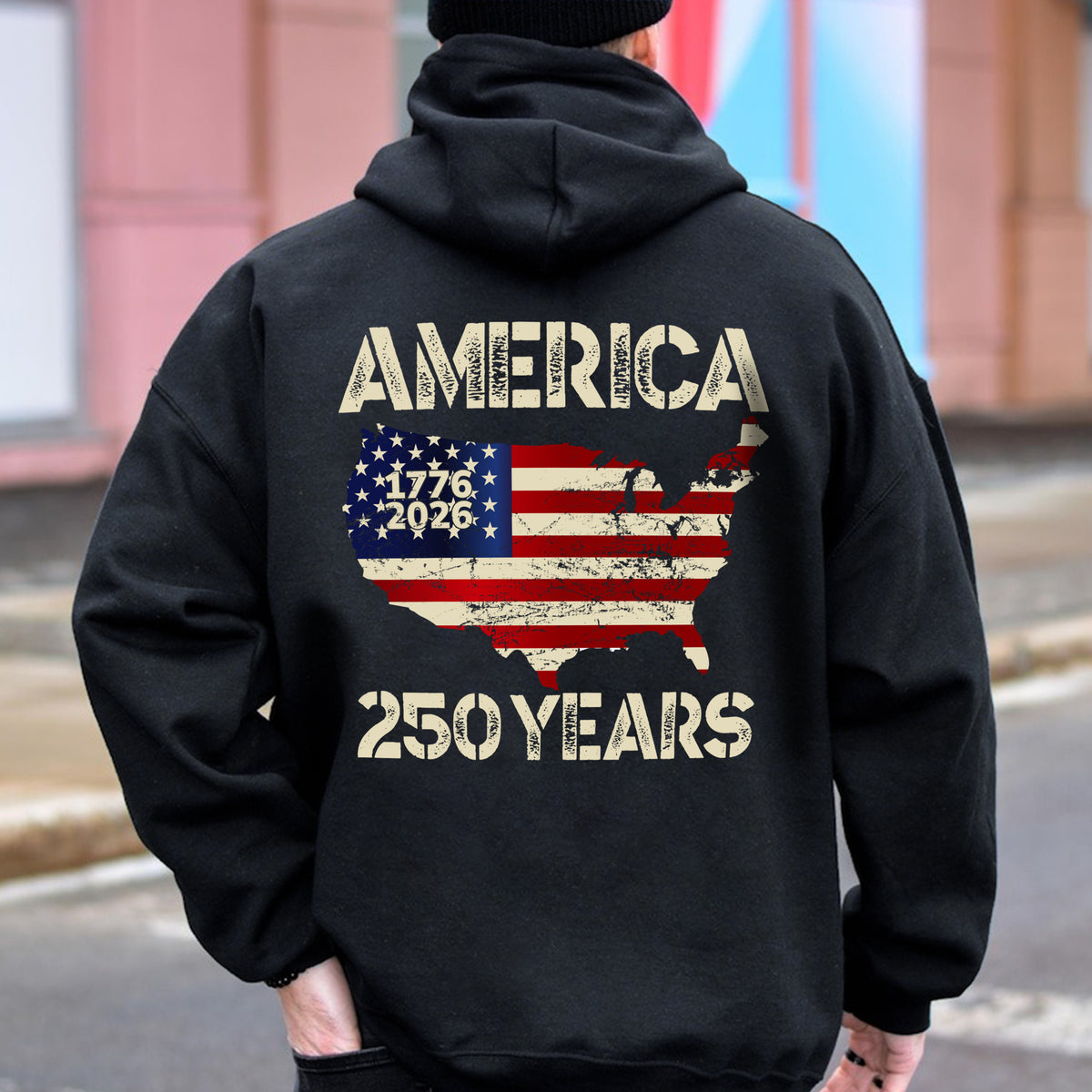 250 Years America Anniversary 250th Independence Day Back Side Dark Shirt HA75 897352