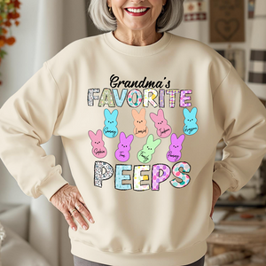 Personalized Gift Grandmas Favorite Peeps T-Shirt LM32 893139