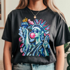 Preppy Statue of Liberty Blowing Bubble Gum, 4th of July Comfort Shirt TH10 170177
