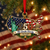 Custom Family Name Celebrate USA 250th Anniversary Acrylic Ornament CH07 180358