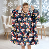 Custom Face Photo Dog Cat Hoodie Blanket  For Dog Cat Lovers HA75 898282