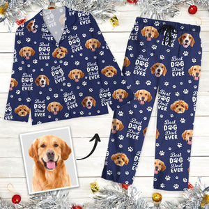 Custom Photo Best Dog Dad Dog Mom Paw Paw - Personalized Pajamas Gift For Pet Lovers HO82 894378