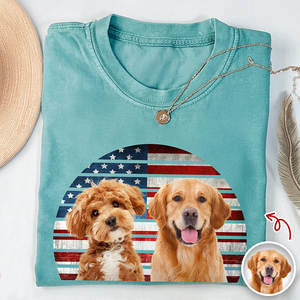 Custom Dog Photo Retro Comfort Shirt TH10 896143