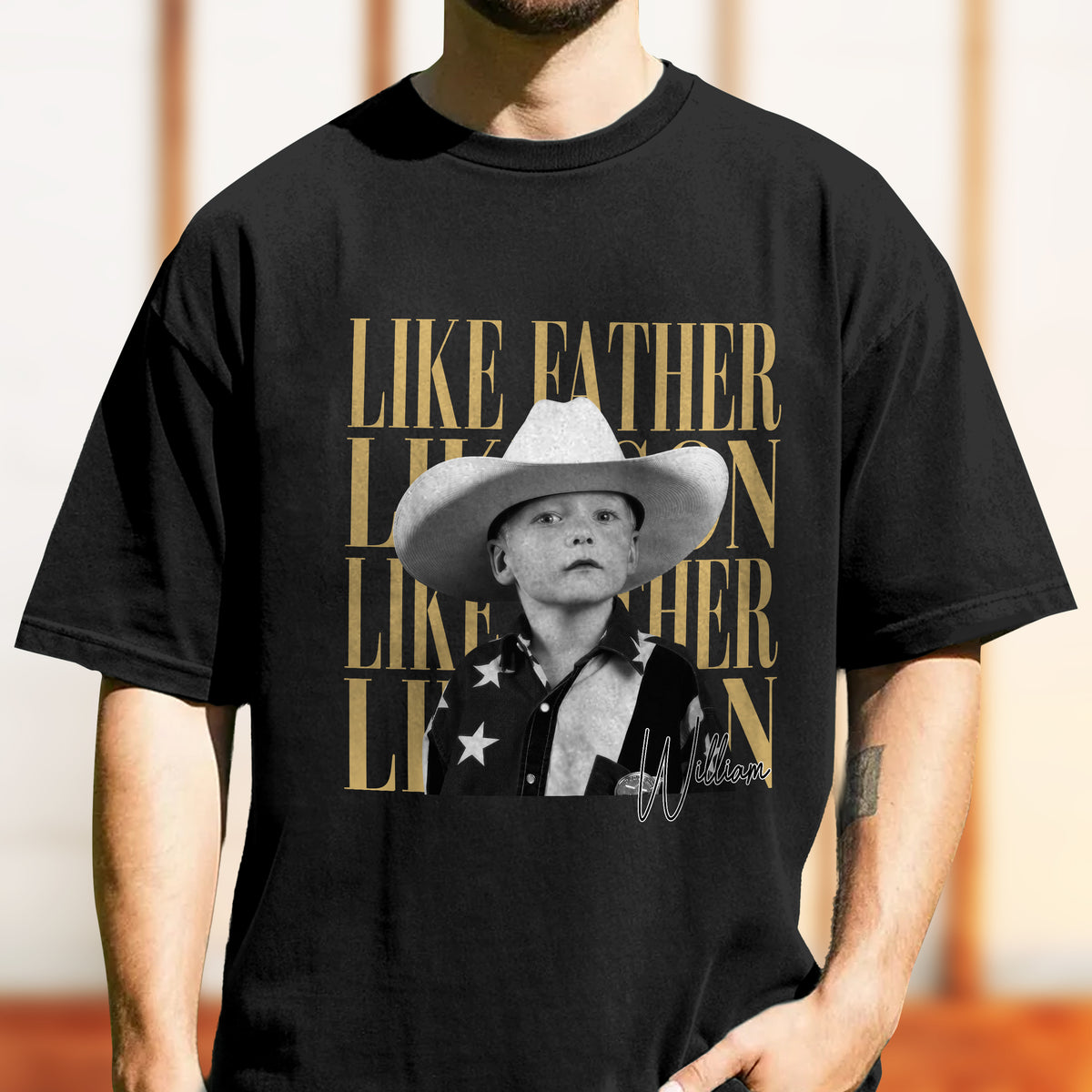 Custom Photo Like Father Like Daughter Comfort Shirt HO82 902690